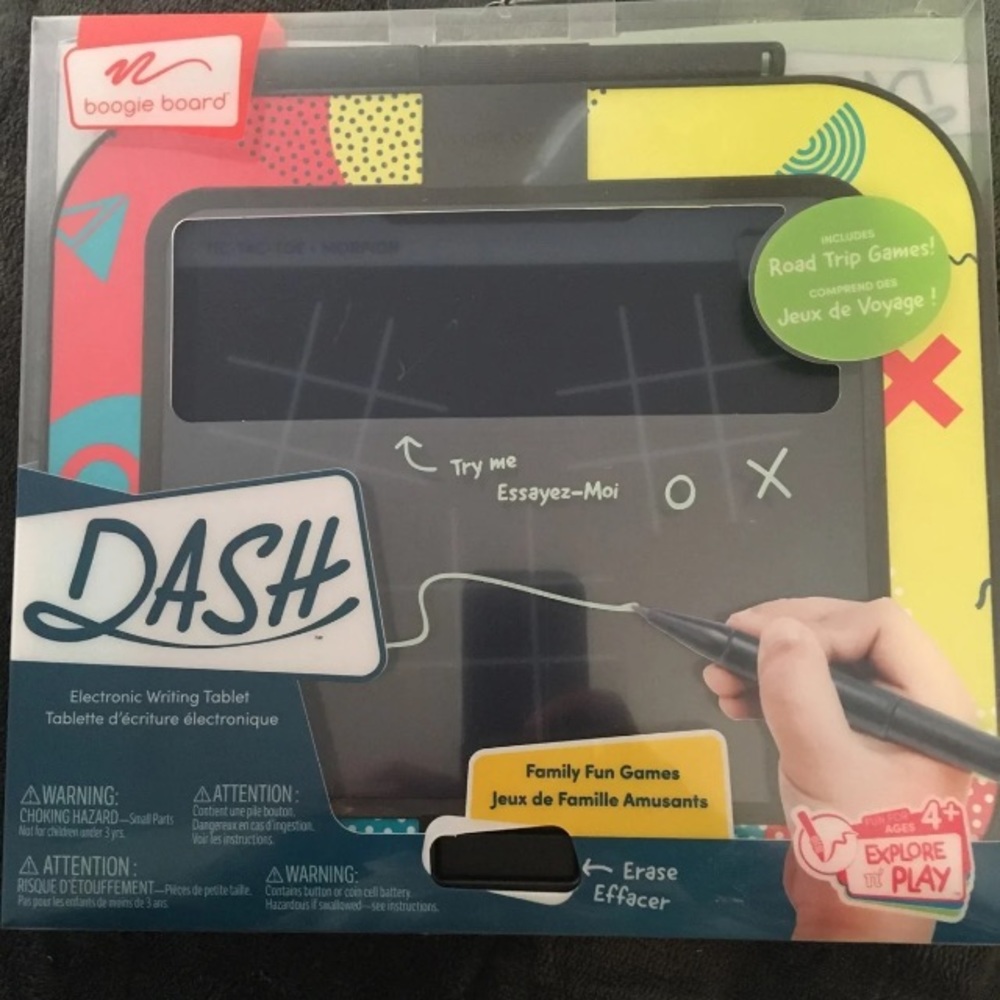 Dash boogie board writing tablet Place On Frig & Leave Notes Lists 4 Loved 1’s